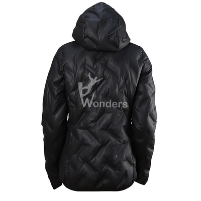 Women'S Padding Jacket With Fixed Hood